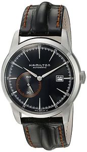 Hamilton Men's H40515731 Timeless Classic Analog Display Swiss Automatic Black W