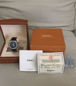 Ebel 1911 BTR Automatic Chronograph Mens Stainless Steel Luxury strap watch mode