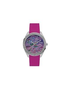 GUESS Womens Getaway Pink Strap 