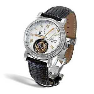 Astboerg AT701SWD Tourbillon Grande Complication Diamant Bracelet en cuir 39,5