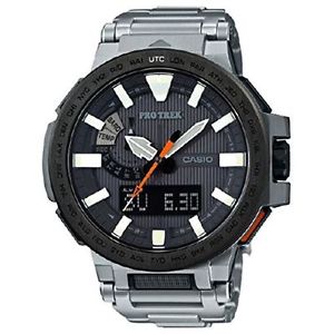 Casio ProTrek MANASLU Titanium Watch PRX8000T-7A Triple Sensor Altimeter Baromet