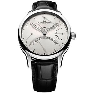 Maurice Lacroix MP6518-SS001-130 Mens Silver Dial Analog Automatic Watch