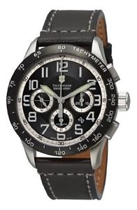 Victorinox Swiss Army Men's 241447 AirBoss Mach 6 Mechanical Black Chronograph D