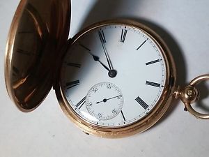 Chris Rowson & Son 52 Sir Thos Buildgs, Liverpool, pocket watch 18K solid gold