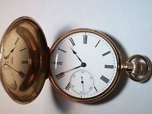 Le Audemars pocket watch 18K solid gold Hunting Case 21166 Brassus & London work