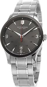 Victorinox Swiss Army Alliance Men's Grey Dial Stainless Steel Swiss Automatic W