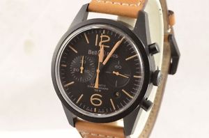 CLOCHE & ROSS BR126 94 PATRIMOINE CHRONO REVÊTU DE PVD PARFAIT ÉTAT 41MM