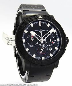 Ulysse Nardin Maxi Marine Diver Black Sea Chronograph 353-92-3C Wrist Watch for