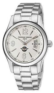 Frederique Constant Healey Automatic Stainless Steel Mens Watch Silver Dial Cale