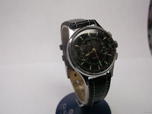 Watch Poljot Exacta chronograph caliber 3017,1970s Limited Edition Very rare!