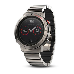 NUOVO GARMIN FENIX CHRONOS TITANIUM Cardio Polso smartwatch 1000 Mappe