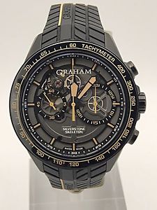 Graham Silverstone RS Skeleton Chronograph 2STAB.B09A.K105H Unworn Complete