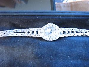 wertvolle Orex Armbanduhr mit Diamanten aus 18K 750 Weissgold