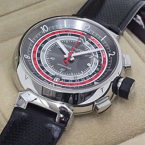 Free Shipping Pre-owned LOUIS VUITTON Tambour Chronograph Limited Edition 888