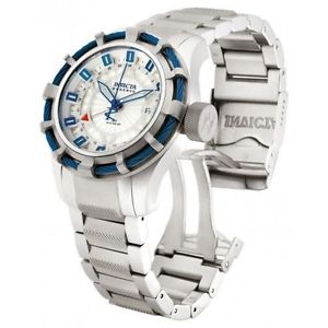 Invicta 12709 Mens Silver Dial Analog Quartz Watch with Stainless Steel Strap
