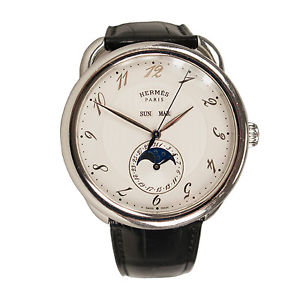Hermès Arceau Watch Grande Lune Black 2012