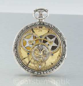 60mm filigrana scheletro Orologio alberino in Custodia dello stato Svizzera 1790