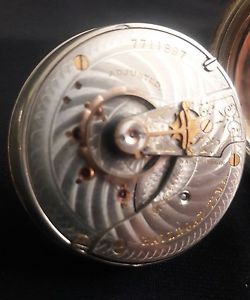 WALTHAM "RAILROAD  TIME" MODEL 82 CRESCENT STREET GRADE 18SZ POCKET WATCH