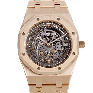 Audemars Piguet Royal Oak Openworked Extra-Thin Mens Watch 15204OR.OO.1240OR.01