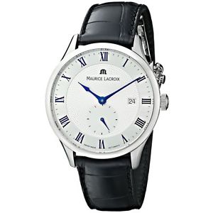 Maurice Lacroix MP6907-SS001-110 Mens Silver Dial Analog Automatic Watch