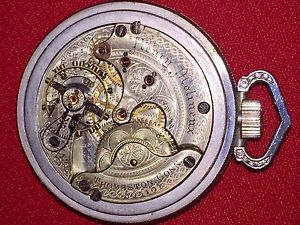 18s Seth Thomas 19j  19 Jewels Henry Molineux pocket watch Model 2 Running Great