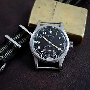 Vertex Revue 59 WWW British Military MoD Dirty Dozen Issued Watch ALL ORIGINAL