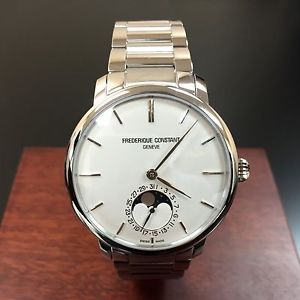 FREDERIQUE CONSTANT SLIMLINE MOONPHASE MENS WATCH FC-705S4S6B2 NEW!!! $3,795