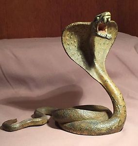 Franz Bergman Bronze Cobra Pocket Watch Stand * Snake * Sculpture *