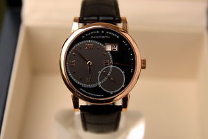 Lange & Sohne Grand Lange 1 Watch 115.031  18K Rose Gold Box/Papers  MSRP $41500