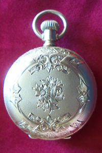 Antique Wright Kay & Co Detroit 14k Gold Pocket Watch American Watch Hunter Case
