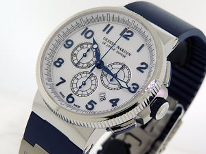 Ulysse Nardin Maxi Marine Chronograph 1503-150-3/60 43mm $12,700 NIB