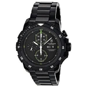 Victorinox Swiss Army Alpnach Black Dial Chronograph Mens Watch 241572
