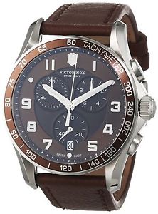 Victorinox Chrono Classic XLS 241653 Mens Chronograph Solid Case