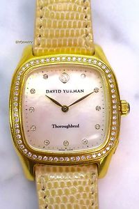 18K Yellow Gold Diamond Ladies David Yurman Watch
