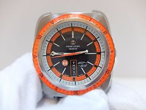 VINTAGE MASSIVE FAVRE LEUBA AGUALUNG DEEP BLUE DIVER WATCH (WATCH THE VIDEO)