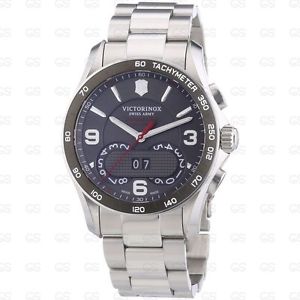 Victorinox Chrono Classic 1/100th 241618 Mens Chronograph Digital Chrono Display
