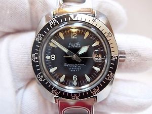 VINTAGE ALSTA NAUTOSCAPH MATT HOOPER JAWS DIVER WATCH (WATCH THE VIDEO)