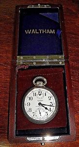 WALTHAM 16 SIZE 23 JEWEL VANGUARD UP & DOWN INDICATOR "SIDEREAL" in ORIGINAL BOX