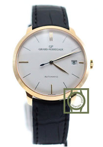 Girard Perregaux 1966 41mm Pink Gold Crocodile Strap NEW watch