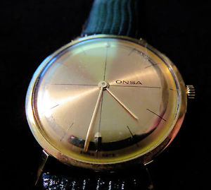 18k ONSA Vintage Watch 17 Ruby J