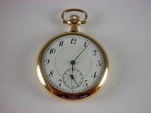 Antique rare 16s Swiss Staehli & Brun pocket watch c1910. Special patent balance