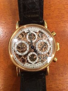 CHRONOSWISS OPUS 18K PINK/ROSE GOLD CHRONOGRAPH WRISTWATCH REF. CH7521-R