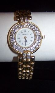Diamond and 14KT Gold Ladies Geneve Watch