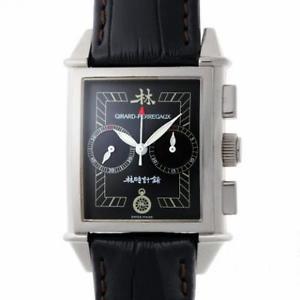 Free Shipping Pre-owned GIRARD PERREGAUX Vintage 1945 Chronograph WG Automatic