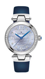 Albert Riele GALA Montre femmes 128LQ16-SSD33D-TT Analogue Cuir,Tissu bleu foncé