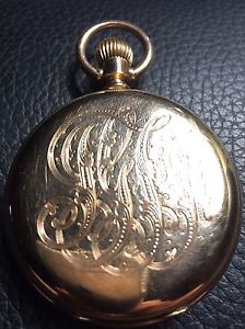 Stunning 1880s E. Howard & Co 14K Yellow Gold, N Size Series VII Pocket Watch