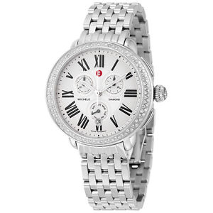 Michele Serein Chronograph Silver Dial Ladies Watch MWW21A000001