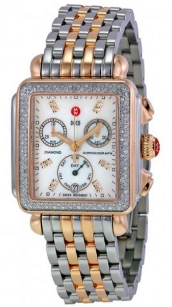 New Michele Deco Signature Women's Watch MWW06P000232