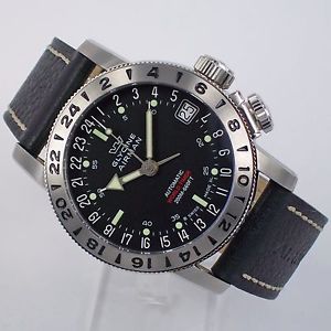 Glycine Airman 17 Automatic Worldtimer Men's Watch Stainless Steel Watch