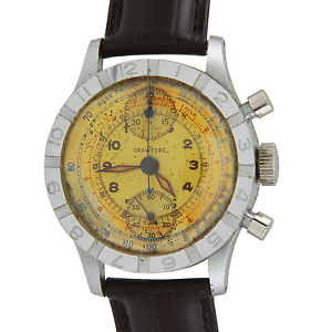 WW2 Crawford Double Chronograph Lt. Commander John C. Wright USNR Pacific